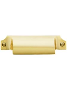 3 3/4″ Plain Brass Bin Pull With Choice Of Finish – 3 1/4″ Center-to-Center  |  Bin Pulls Bin Pulls Bin Pulls