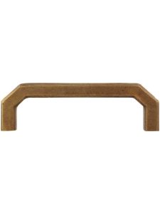 Angular Bronze Cabinet Pull 3 3/4-Inch Center-to-Center  |  Pulls Knobs & Pulls Dark Bronze/White Bronze/White Medium Bronze