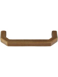 Angular Bronze Cabinet Pull 3 3/4-Inch Center-to-Center  |  Pulls Knobs & Pulls Dark Bronze/White Bronze/White Medium Bronze