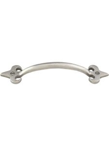 Arched Handle Bronze Fleur-de-Lis 6-Inch Cabinet Pull  |  Pulls Knobs & Pulls Dark Bronze/White Bronze/White Medium Bronze