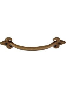 Arched Handle Bronze Fleur-de-Lis 6-Inch Cabinet Pull  |  Pulls Knobs & Pulls Dark Bronze/White Bronze/White Medium Bronze