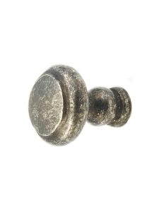 Artifex Round Knob – 1 1/8″ Diameter  |  Knobs Knobs Dark Pewter/Natural