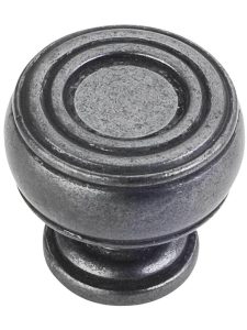 Bremen 2 Ringed Cabinet Knob – 1 3/16″ Diameter  |  Knobs Knobs Antique Brushed Satin Brass/Brushed Oil Rubbed Bronze/Distressed Oil Rubbed Bronze/Gunmetal/Polished Nickel/Satin Nickel