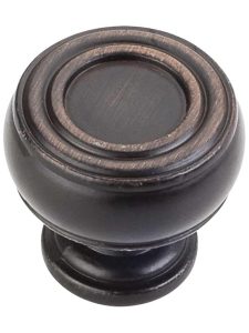 Bremen 2 Ringed Cabinet Knob – 1 3/16″ Diameter  |  Knobs Knobs Antique Brushed Satin Brass/Brushed Oil Rubbed Bronze/Distressed Oil Rubbed Bronze/Gunmetal/Polished Nickel/Satin Nickel