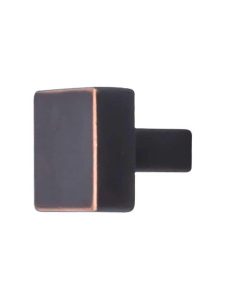 Channing Cabinet Knob – 1 1/16″ Square  |  Knobs Knobs Flat Black/Polished Chrome/Polished Nickel/Sable/Satin Nickel/Umbrio