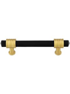 Chrysalis Black Glass Pull – 3 3/4-Inch Center-to-Center  |  Pulls Knobs & Pulls Pulls