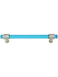 Chrysalis Cerulean Blue Glass Pull – 6 5/16-Inch Center-to-Center  |  Pulls Knobs & Pulls Pulls