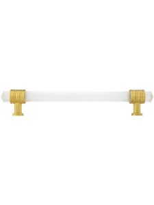 Chrysalis Frosted Glass Pull – 6 5/16-Inch Center-to-Center  |  Pulls Knobs & Pulls Pulls