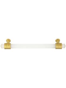 Chrysalis Frosted Glass Pull – 6 5/16-Inch Center-to-Center  |  Pulls Knobs & Pulls Pulls