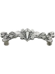 Cicada Drawer Pull – 3″ Center to Center  |  Pulls Knobs & Pulls Antique Pewter/Brite Nickel