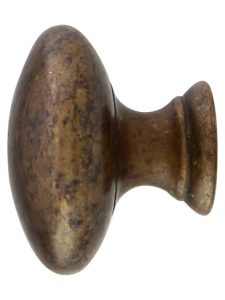 Classic Round Knob – 1 3/16″ Diameter  |  Knobs Knobs Antique Brass Distressed