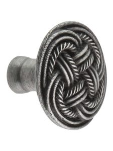 Classic Weave Knob  |  Knobs Knobs Antique Brass/Antique Copper/Antique Pewter