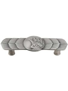 Cockatoo Horizontal Pull – Right Hand – 3″ Center-to-Center  |  Pulls Knobs & Pulls Antique Brass/Antique Pewter