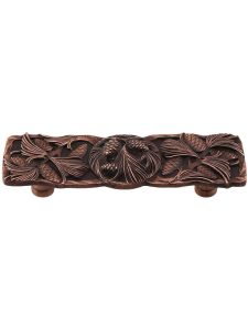 Cones & Boughs Drawer Pull – 3″ Center-to-Center  |  Pulls Knobs & Pulls Antique Brass/Antique Copper/Antique Pewter