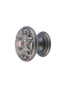 Corinthian Cabinet Knob – 1 3/8″ Diameter  |  Knobs Knobs Ancient Bronze/Corinthian Silver/Michelangelo Bronze/Redington Brass