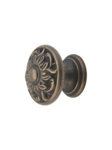 Corinthian Cabinet Knob – 1 3/8″ Diameter  |  Knobs Knobs Ancient Bronze/Corinthian Silver/Michelangelo Bronze/Redington Brass