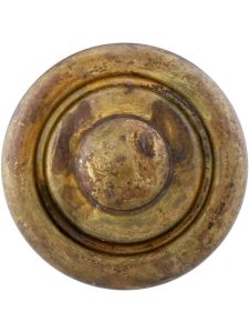 Double-Ringed Cabinet Knob – 1 3/16″ Diameter  |  Knobs Knobs Antique Brass Distressed