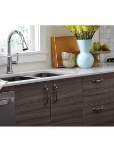 Ergo Cabinet Pull – 3 3/4″ Center-to-Center  |  Pulls Knobs & Pulls Brushed Nickel/Modern Bronze/Polished Chrome