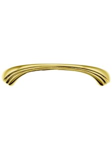 Extra Large Art Deco Pull – 4 1/2″ Center to Center  |  Pulls Knobs & Pulls Polished Nickel/Un-Lacquered Brass