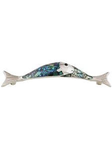 Fish Cabinet Pull with Imperial Shell – 4 1/2″ Center-to-Center  |  Pulls Knobs & Pulls Pulls