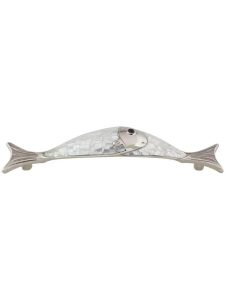 Fish Cabinet Pull with Mother-of-Pearl – 4 1/2″ Center-to-Center  |  Pulls Knobs & Pulls Pulls