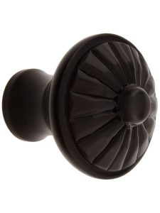 Fluted Brass Cabinet Knob – 1 1/4″ Diameter  |  Knobs Knobs Knobs