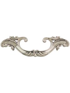 French Court Drawer Pull – 5 3/8″ Center-to-Center  |  Pulls Knobs & Pulls Monticello Brass/Monticello Silver/White Brass