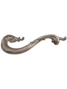 French Court Left-Hand Drawer Pull – 5″ Center-to-Center  |  Pulls Knobs & Pulls Monticello Brass/Monticello Silver/White Brass