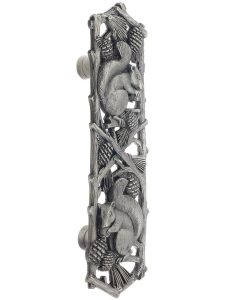 Grey Squirrel Cabinet Pull – 3″ Center to Center  |  Pulls Knobs & Pulls Antique Brass/Antique Pewter/Dark Brass