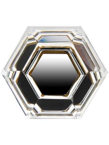 Hexagonal Cut Glass Knob With Solid Brass Base  |  Knobs Knobs Antique Brass/Oil-Rubbed Bronze/Polished Brass/Polished Nickel/Satin Nickel