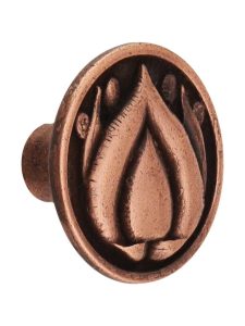 Hope Blossom Cabinet Knob  |  Knobs Knobs Antique Brass/Antique Copper/Antique Pewter