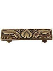 Hope Blossom Drawer Pull – 3″ Center-to-Center  |  Pulls Knobs & Pulls Antique Brass/Antique Copper/Antique Pewter