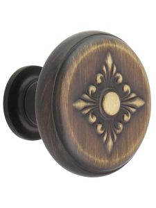 Lafayette Decorative Cabinet Knob – 1 3/8″ Diameter  |  Knobs Knobs Antique Brushed Satin Brass/Brushed Oil Rubbed Bronze/Brushed Pewter/Satin Nickel