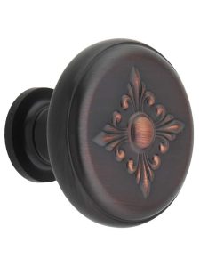 Lafayette Decorative Cabinet Knob – 1 3/8″ Diameter  |  Knobs Knobs Antique Brushed Satin Brass/Brushed Oil Rubbed Bronze/Brushed Pewter/Satin Nickel