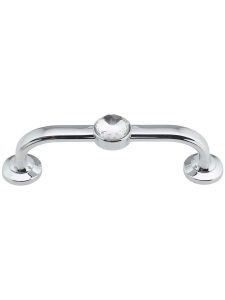 Legacy Crystal Drawer Pull – 3″ Center-to-Center  |  Pulls Knobs & Pulls Matte Black/Polished Chrome/Satin Nickel