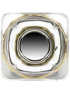 Lido Crystal Glass Cabinet Knob – 1 3/8″ Square  |  Knobs Knobs Antique Brass/Antique Pewter/Matte Black/Oil-Rubbed Bronze/Polished Brass/Polished Chrome/Polished Nickel/Satin Brass/Satin Nickel