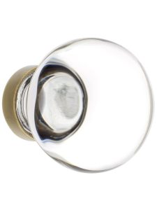 Medium Bristol Crystal Cabinet Knob With Solid Brass Base  |  Knobs Knobs Antique Brass/Antique Pewter/Matte Black/Oil-Rubbed Bronze/Polished Brass/Polished Chrome/Polished Nickel/Satin Brass/Satin Nickel