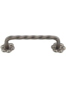 Normandy Thin Twist Pull – 3 15/16″ Center-to-Center  |  Pulls Knobs & Pulls Antique Pewter/Matte Black