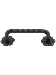 Normandy Thin Twist Pull – 3 1/8″ Center-to-Center  |  Pulls Knobs & Pulls Matte Black