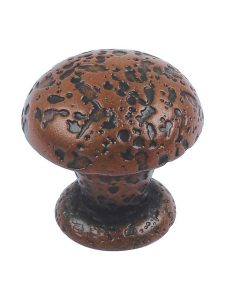 Olde World Round Knob – 1″ Diameter  |  Knobs Knobs Aged Bronze/Antique Pewter/Rust/Venetian Bronze