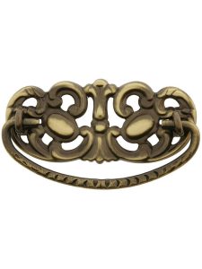 Open Design Brass Bail Pull – 3″ Center-to-Center  |  Bail Pulls Bail Pulls Antique Brass/Un-Lacquered Brass