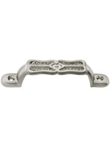 Ornamental Cast Brass Drawer Pull – 3 1/8″ Center to Center  |  Pulls Knobs & Pulls Oil-Rubbed Bronze/Polished Nickel/Satin Nickel/Un-Lacquered Brass