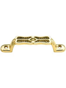 Ornamental Cast Brass Drawer Pull – 3 1/8″ Center to Center  |  Pulls Knobs & Pulls Oil-Rubbed Bronze/Polished Nickel/Satin Nickel/Un-Lacquered Brass