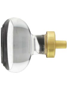 Over-Sized Georgetown Crystal Knob With Solid Brass Base  |  Knobs Knobs Antique Brass/Antique Pewter/Matte Black/Oil-Rubbed Bronze/Polished Brass/Polished Chrome/Polished Nickel/Satin Brass/Satin Nickel