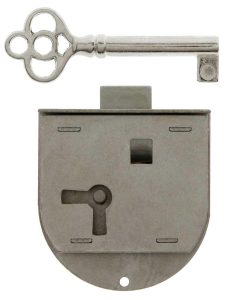 Polished Steel Half Mortise Cabinet Lock – Right Hand  |  Cabinet Locks Cabinet Locks Cabinet Locks