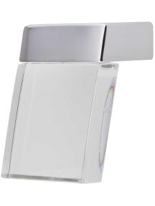 Positano Clear Square Pull  |  Pulls Knobs & Pulls Polished Chrome-Clear/Satin Nickel-Clear