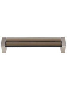 Positano Smoke Acrylic Cabinet Pull – 5″ Center-to-Center  |  Pulls Knobs & Pulls Polished Chrome-Smoke/Satin Nickel-Smoke