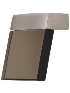 Positano Smoke Acrylic Square Pull  |  Pulls Knobs & Pulls Polished Chrome-Smoke/Satin Nickel-Smoke