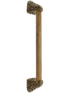 Queensway Appliance Pull with Smooth Bar  |  Appliance Pulls Appliance Pulls 24K Satin Gold/Antique Brass/Antique Copper/Antique Pewter/Brilliant Pewter/Dark Brass