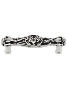 River Iris Pull – 3″ Center-to-Center  |  Pulls Knobs & Pulls Antique Brass/Antique Pewter/Brilliant Pewter